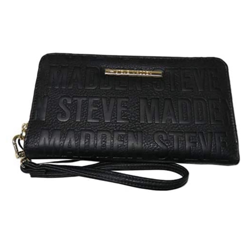 Black and Silver Steve Madden Wallet